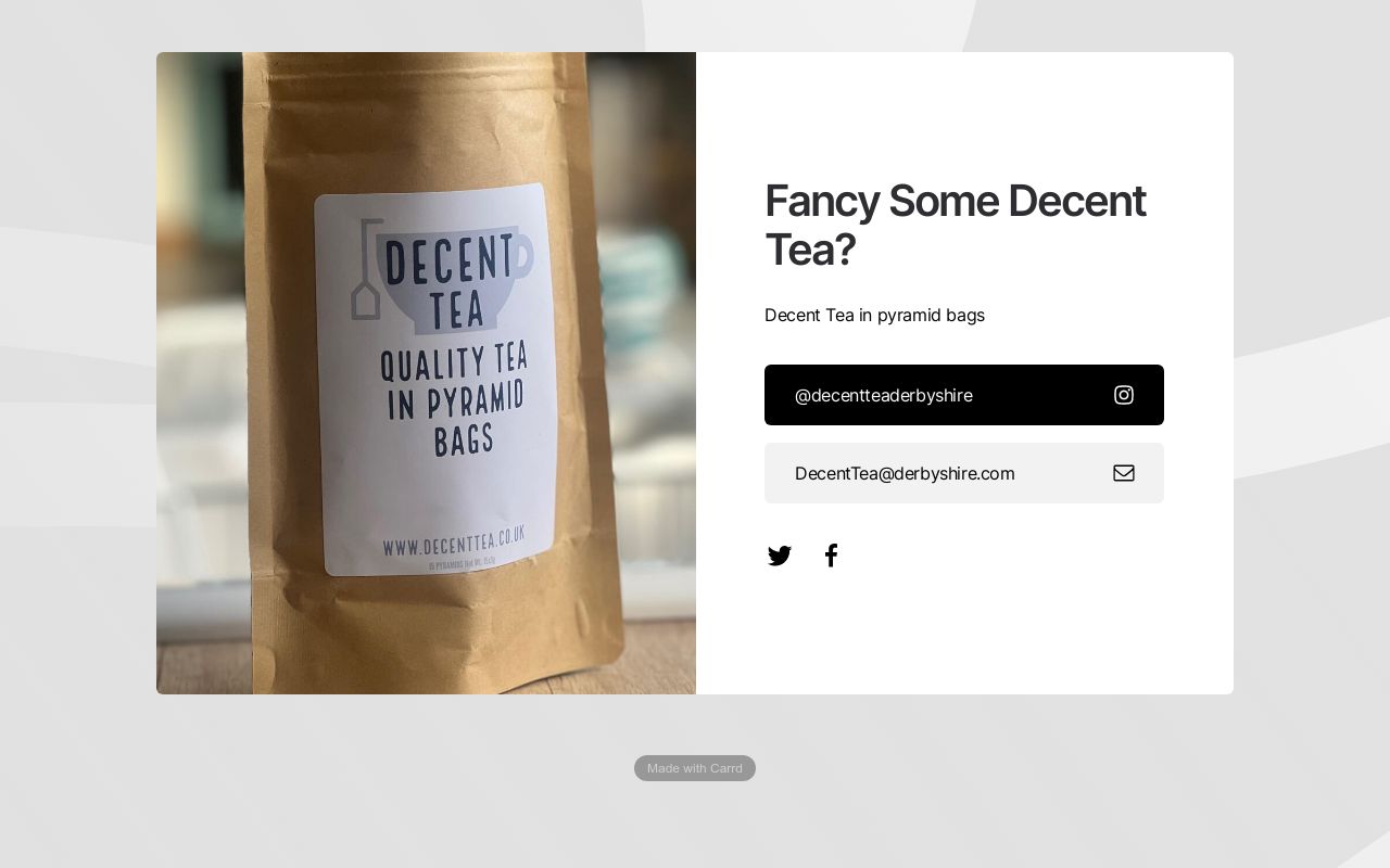 Decent Tea